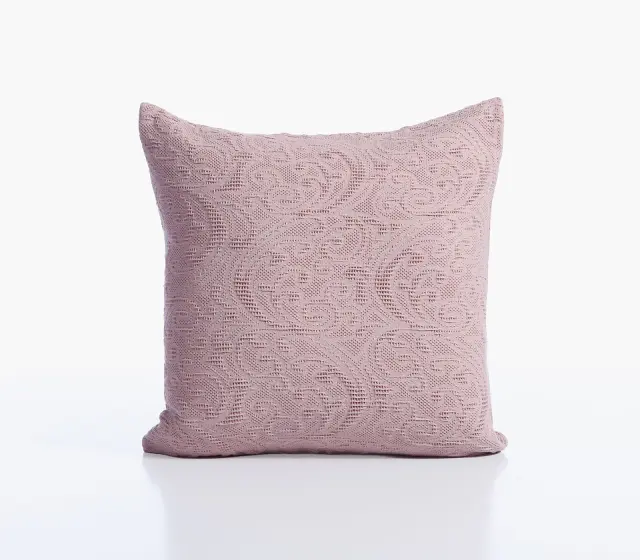 Nef-Nef Homeware Διακοσμητική Μαξιλαροθήκη Mirelle 50x50 Ροζ