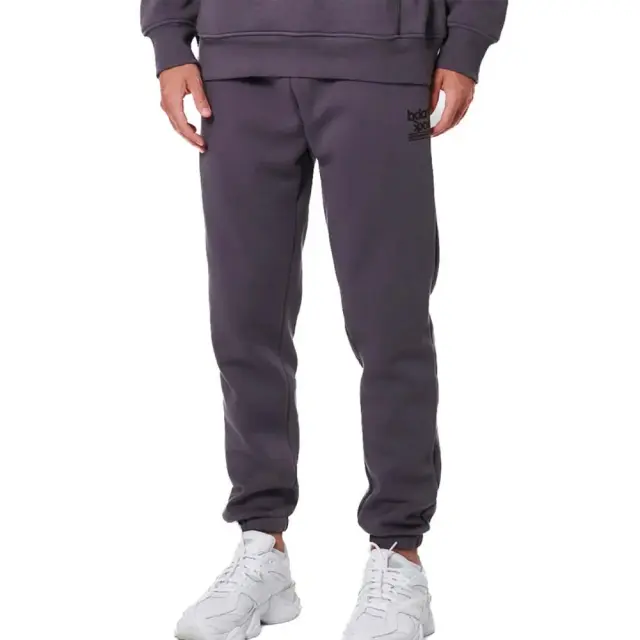 Body Action Men's Soft Fleece Track Sweatpants Γκρι Σκούρο 023535-03B (Body Action)