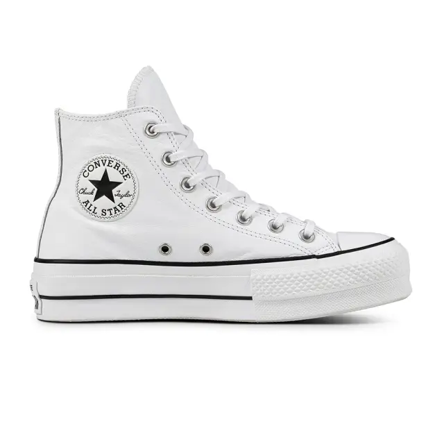 Converse Women's Chuck Taylor All Star Lift HI Leather Άσπρο 561676C (Converse)