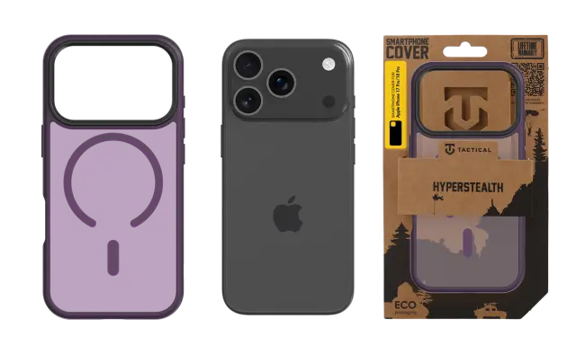 Tactical MagForce Hyperstealth Cover for Apple iPhone 18 Pro/17 Pro Burgundy Smoke 3