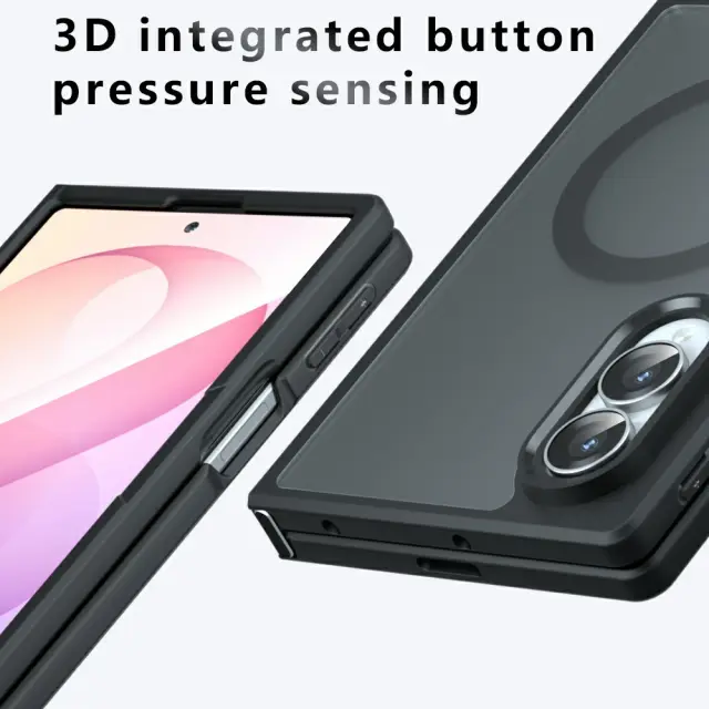 Techsuit® PureFrost MagSafe για Samsung Galaxy Z Fold 8 -Frosted Black 2