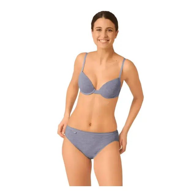 Sloggi Γυναικείο Σουτιέν 24/7 Cotton WHP, Χρώμα Γκρι 3