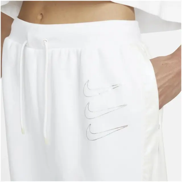 Nike Women's Fleece Graphic Joggers (DD5129-100) - Λευκό - M 3