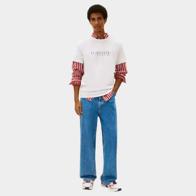 Tommy Hilfiger - Ανδρικό T-Shirt Entry Dna Slim Fit DM0DM22333-P08 Γκρι - XL 3