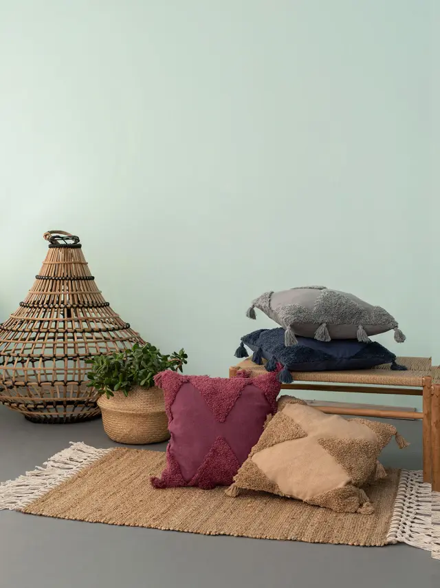 Διακοσμητικη Μαξιλαροθηκη Με Φερμουαρ Home Décor 45X45 ALFIE Palamaiki MAUVE ΜΕ ΦΕΡΜΟΥΑΡ 2