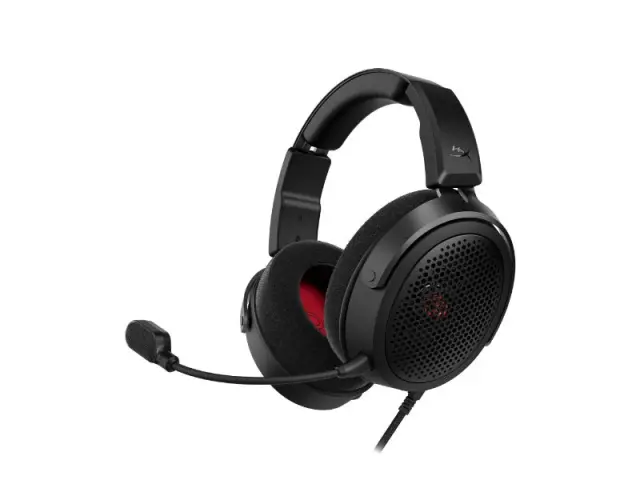 HP HyperX Cloud Alpha Over Ear Wired Air Open-Back Gaming Headset Black (D14ZCAA) 2