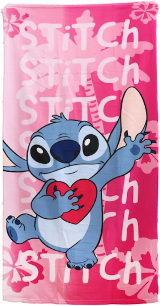 AyMax DISNEY: Stitch "Heart" - Beach Towel 70x140cm 2
