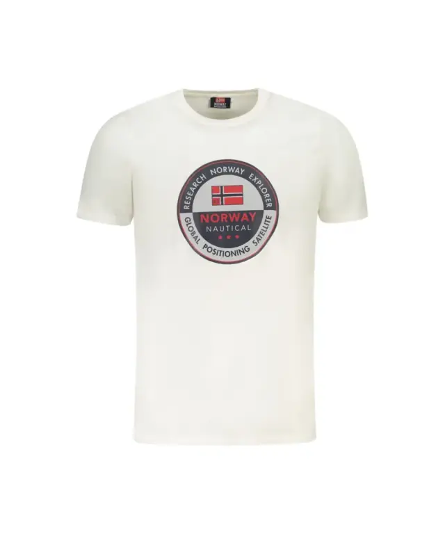 Norway Nautical School - Ανδρικό T-shirt Κοντομάνικο 856029-WHITE Λευκό 3