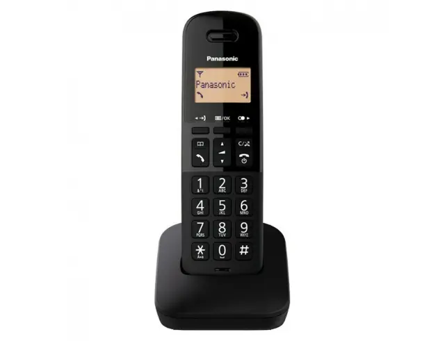 Ασύρματο Ψηφιακό Τηλέφωνο Panasonic KX-TGB610GRB Μαύρο με Δυνατό Kουδούνισμα, Πλήκτρο Αποκλεισμού Κλήσεων και Αναγνώριση Κλήσης 2