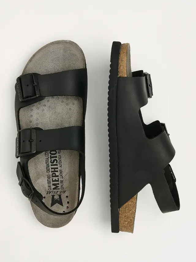 Mephisto Πέδιλα Ανδρικό δέρμα Μαύρο MEP/NARDO BLACK 3