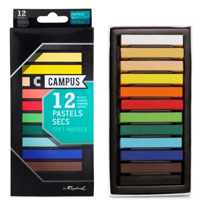 Ξηρά Pastel Raphael Campus - 12 τεμ