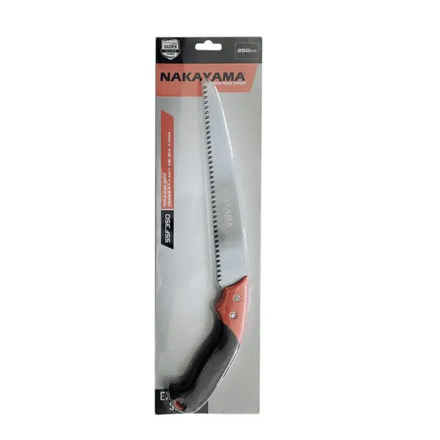 Nakayama SSF350 Πριόνι κλάδου με ίσια λάμα, 250mm-7τρι 1.0mm, τριπλή οδόντωση και λαβή 2 συστατικών(0555180) 2