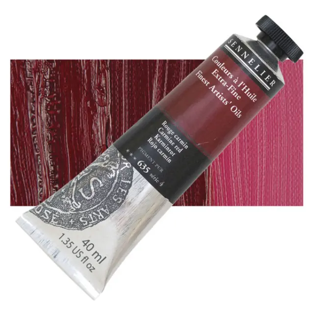Sennelier Λάδι Finest Artists Oil 635 Carmine Red - 40ml