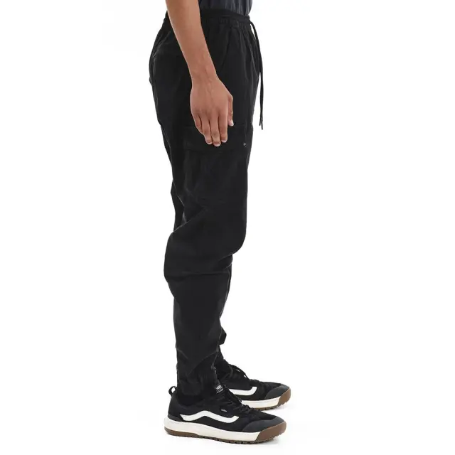Emerson Elasticated Cuffed Cargo Pants (252.EM42.07-Black) - Μαύρο - M 2