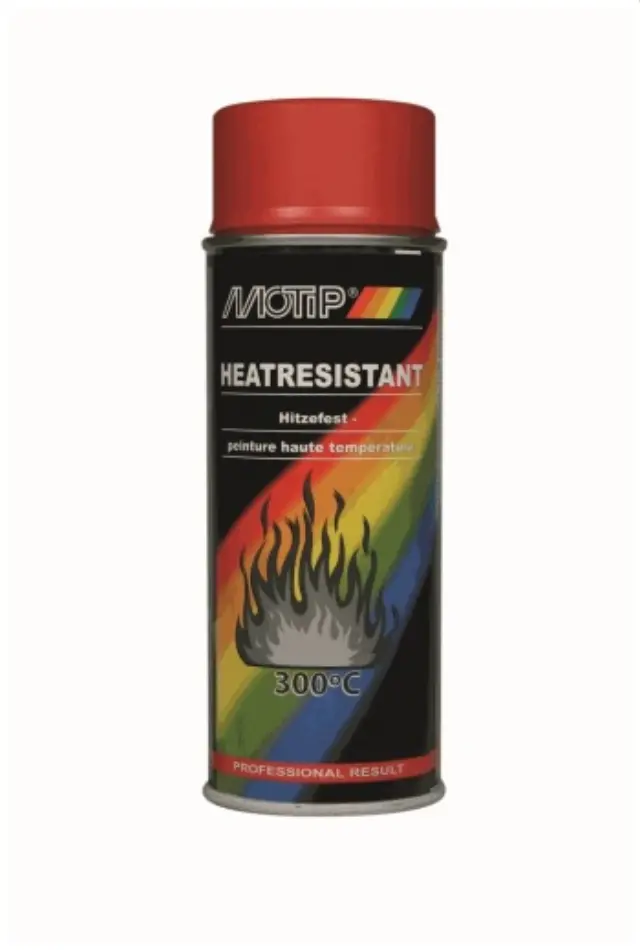 Spray Motip 04040 Υψηλής Θερμοκρασίας Κόκκινο