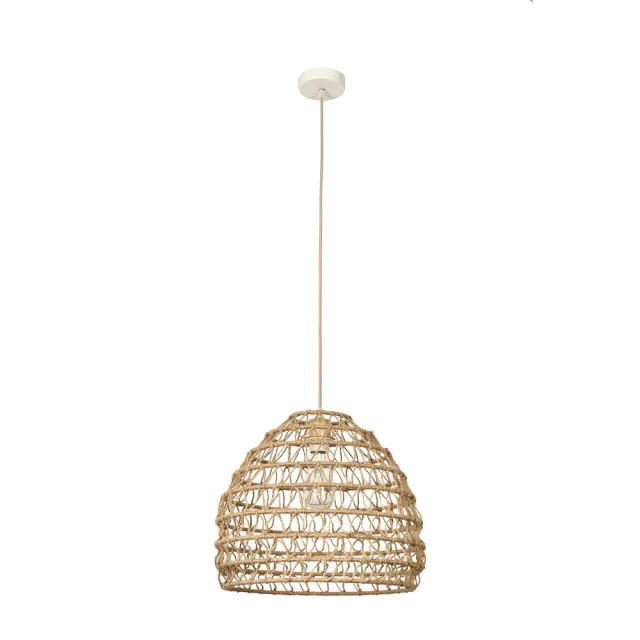 InLight Κρεμαστό Φωτιστικό από σχοινί 1xE27 D:40cm (4047-A) 2