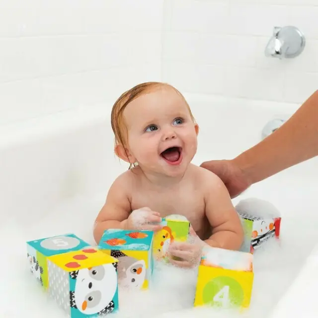 INFANTINO COLORS & NUMBERS BATH BLOCKS 3
