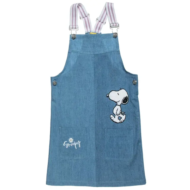 Φόρεμα τζιν Snoopy με κέντημα