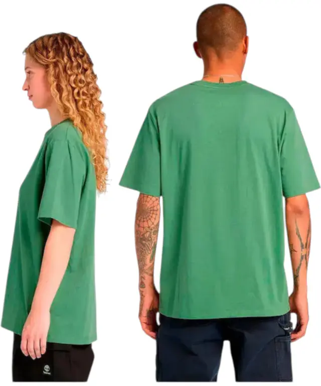 Timberland - Ανδρικό T-shirt Print Stack Logo TB0A6WWT-A6Z Πράσινο - S 2