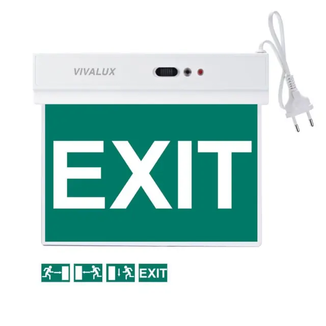 LED Φωτιστικό Ασφαλείας Salve Κρεμαστό EXIT 1,8Watt VIV004031 3