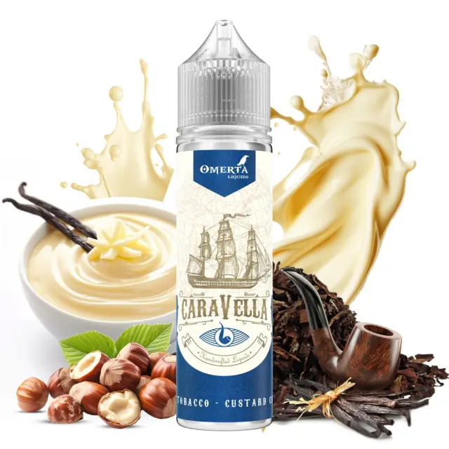 Pipe Tobacco Custard Cream 15ml (60ml) - Caravella by Omerta