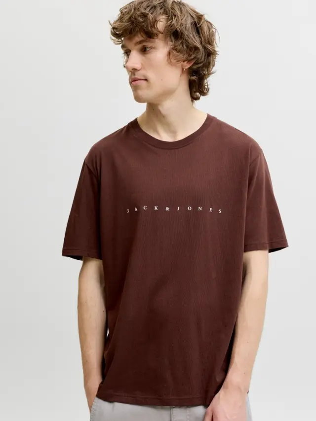 JJESTAR JJ TEE SS NOOS - Bitter Chocolate 2