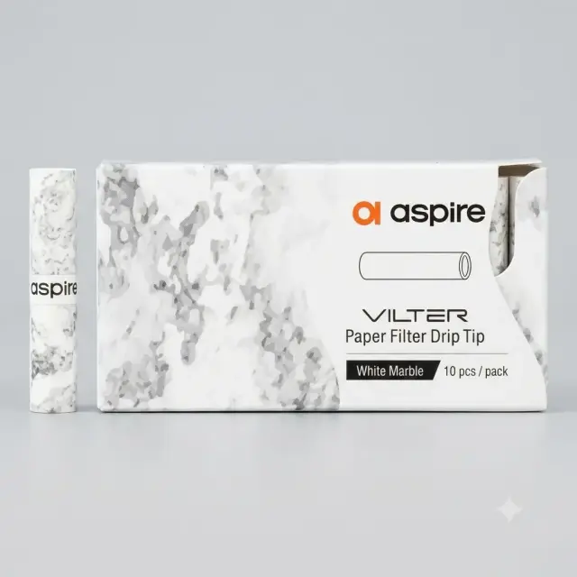 Aspire Vilter Filter (New Colors) White Marble (10τμχ)