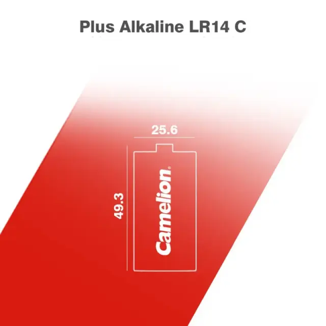 Camelion LR14-BP2 – Αλκαλικές Μπαταρίες C 1,5V (2 τμχ) 3
