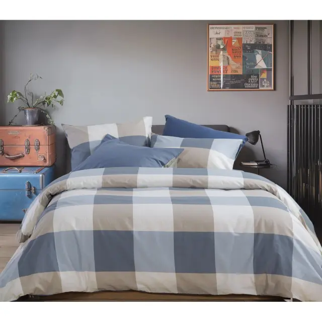 ΣΕΤ ΠΑΠΛΩΜΑΤΟΘΗΚΗ ΜΟΝΗ CASUAL CHECK 170Χ240 NEF-NEF HOMEWARE, 100% ΒΑΜΒΑΚΙ - BORDO (038224) 2
