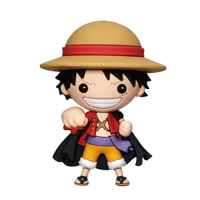Μαγνητάκι ONE PIECE - Luffy With Cape - 3D foam collectible magnet 70114