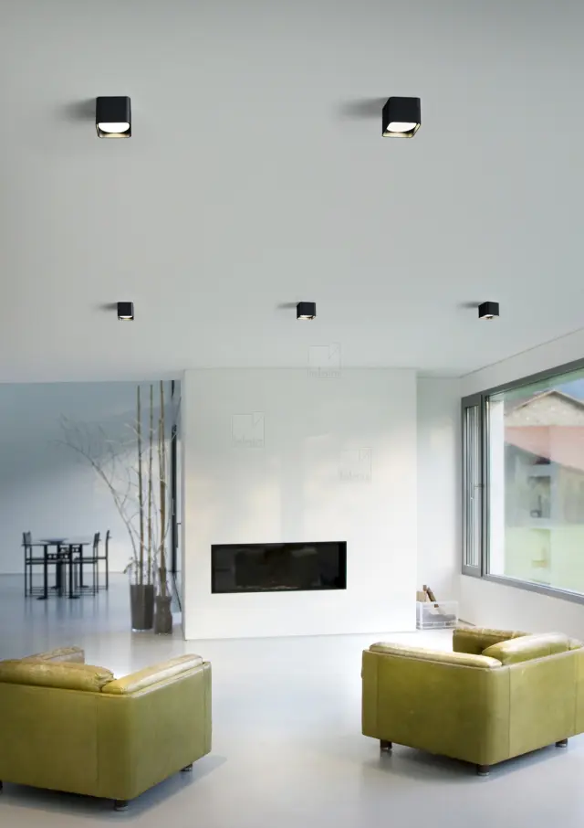 Φωτιστικό Οροφής DORA Μαύρο LED 7.5W 2900K 2