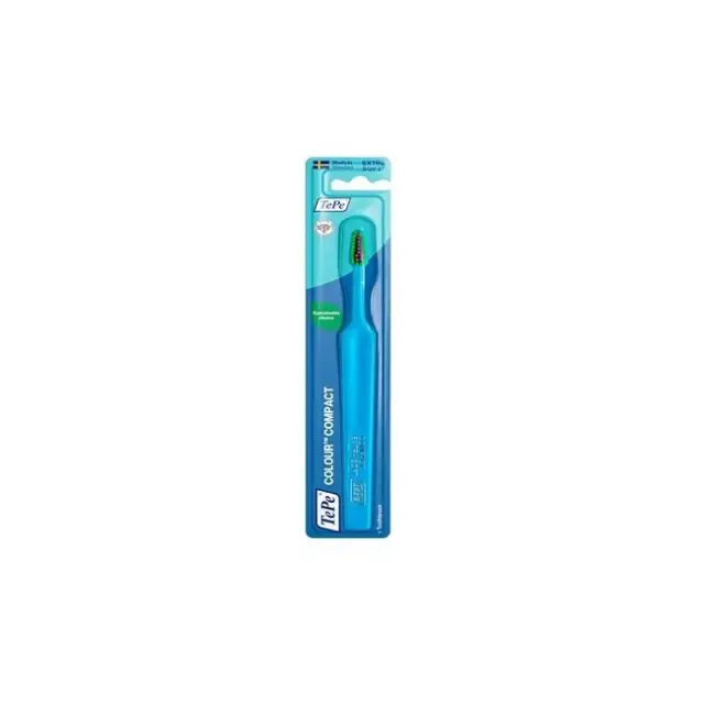 TePe Colour Compact Extra Soft Οδοντόβουρτσα Extra Μαλακή - Τιρκουάζ