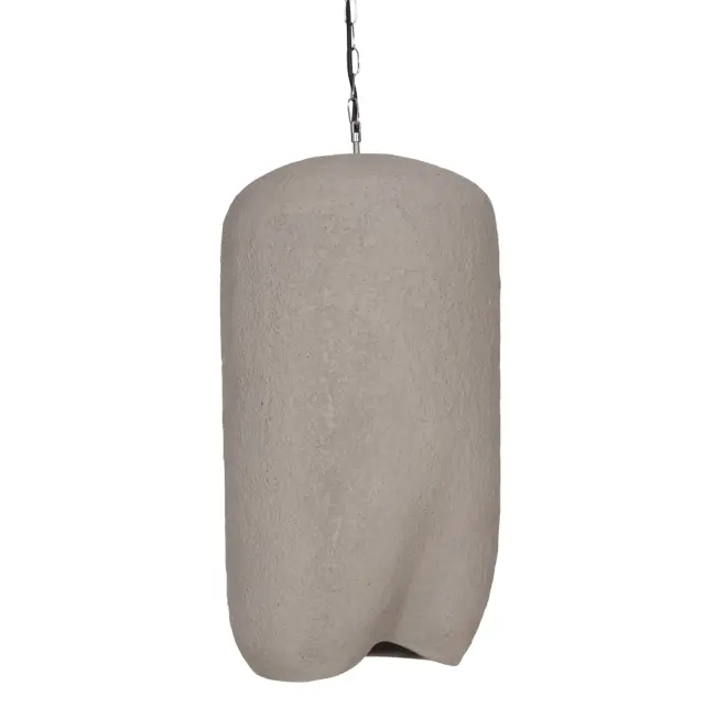 Φωτιστικό οροφής κρεμαστό Logky --Fiber Cement γκρι 35x35x67 εκ
