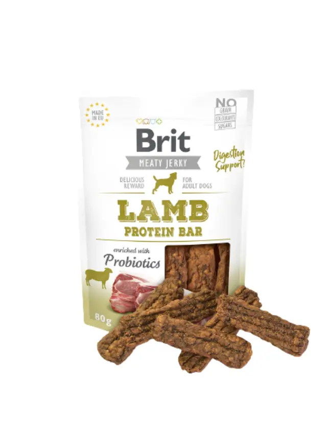 Brit Jerky Snack Dog Snacks Lamb 80 g