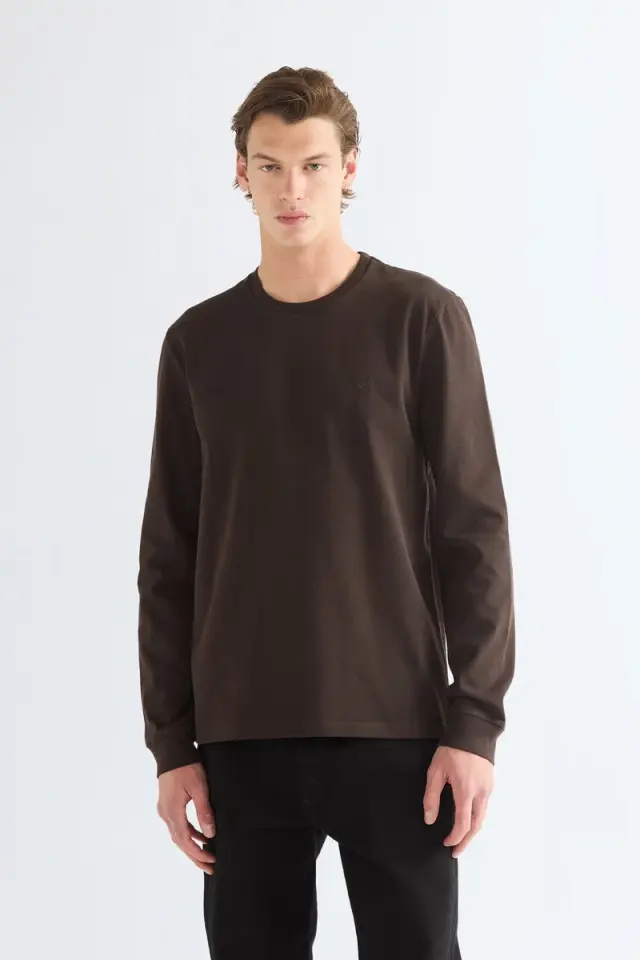 Wrangler Ανδρική Μπλούζα 112386994 - Chocolate Torte - XXL