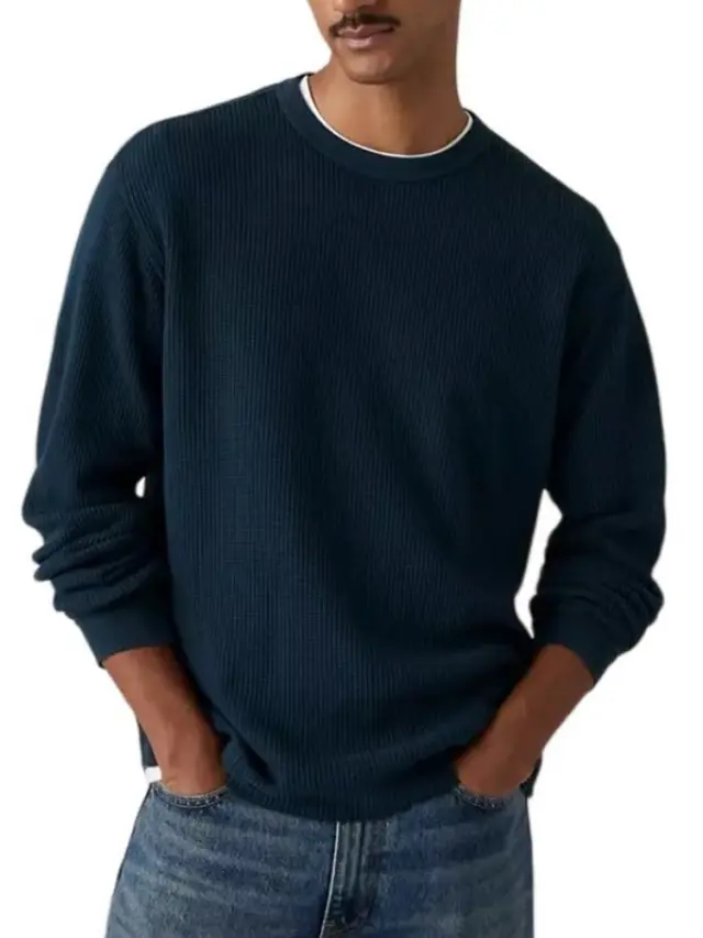 RT LS RLX THERMAL TEE BLUES - RT LS RLX THERMAL TEE GARMENT DYE NIGHTFALL NAVY Nightfall Navy