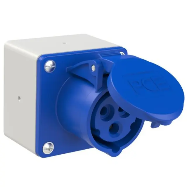 Surface outlet 16A 3p 6h IP44