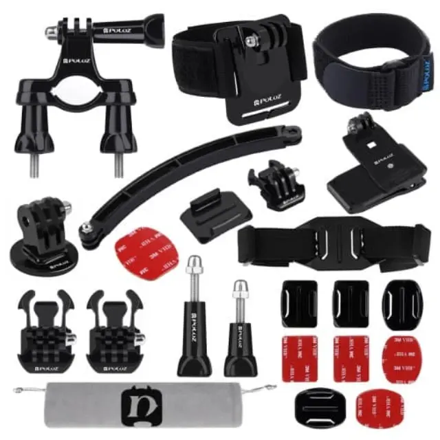 Puluz® Accessory Set Kit 24 Τεμάχια για GoPro / Action Cameras (PKT19)
