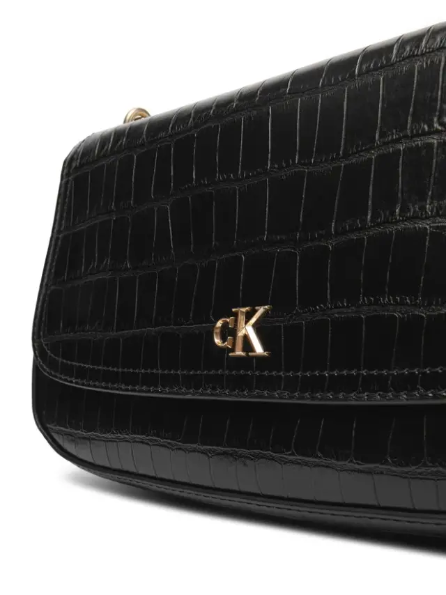 Γυναικεία Τσάντα Ώμου Calvin Klein LV04F3284G-YIH Μαύρη Μαύρο - One Size 2