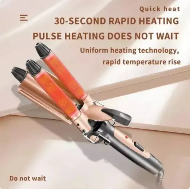 Kemei Ψαλίδι Μαλλιών για Μπούκλες KM-1010A Μαύρο/Μπρονζέ 2