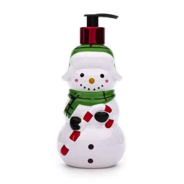 Simple Pleasures Υγρό Σαπούνι Χεριών με Άρωμα Snow Frosting και Dispenser Χριστουγεννιάτικος Χιονάνθρωπος 500ml
