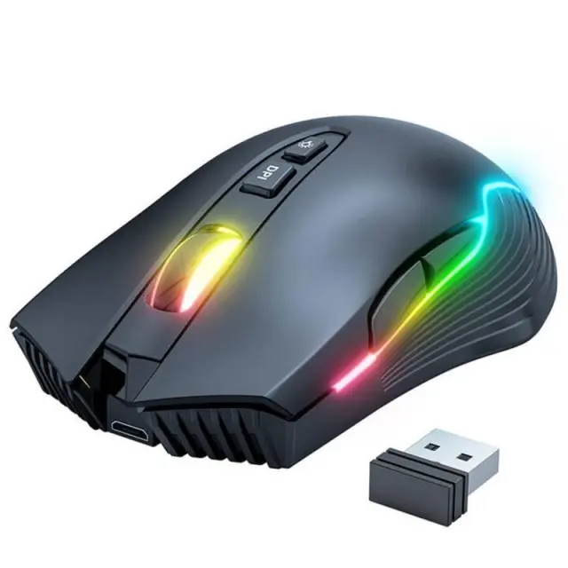 Ασύρματο Ποντίκι Onikuma Gaming CW905 RGB Μαύρο N70826