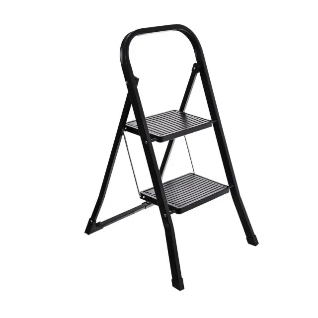 Estia Σκαλοσκαμπο Neo Black Με 2 Σκαλιά 46X55X81Cm