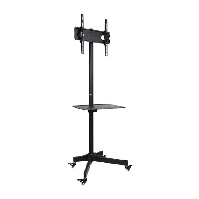 Techly Φορητή Βάση Στήριξης Τηλεόρασης 23-55" 25kg Black (100730)