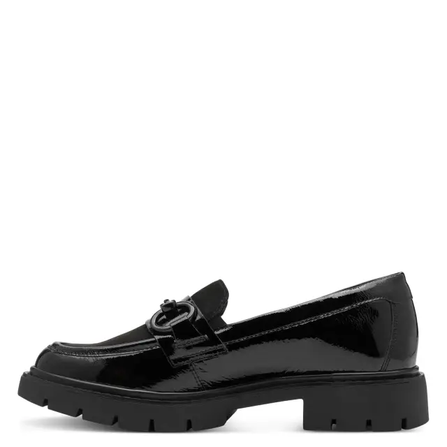 Γυναικεία Ανατομικά Δερμάτινα Μοκασίνια Tamaris Comfort 8-84315-43 098 Μαύρο Μαύρο - 39 3