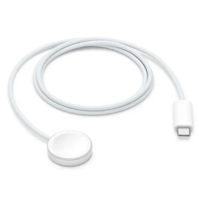 Καλώδιο Φόρτισης Devia EA399 USB C σε Wireless Magnetic Charging Pad για Apple iWatch 1m Kintone Λευκό N61732