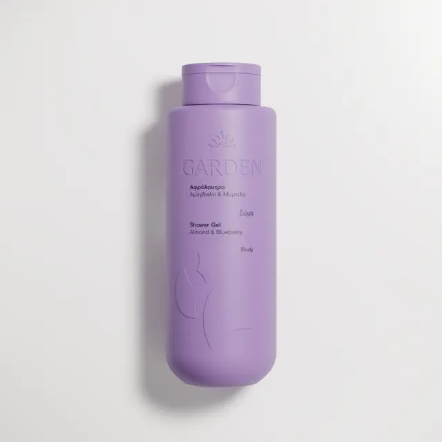 Garden | Shower Gel Almond & Blueberry Αφρόλουτρο με Άρωμα Αμύγδαλο & Μύρτιλο | 400ml