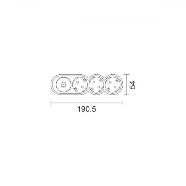 ΠΟΛΥΠΡΙΖΟ 3 ΘΕΣΕΩΝ ΜΕ ΔΙΑΚΟΠΤΗ ΜΑΥΡΟ 2