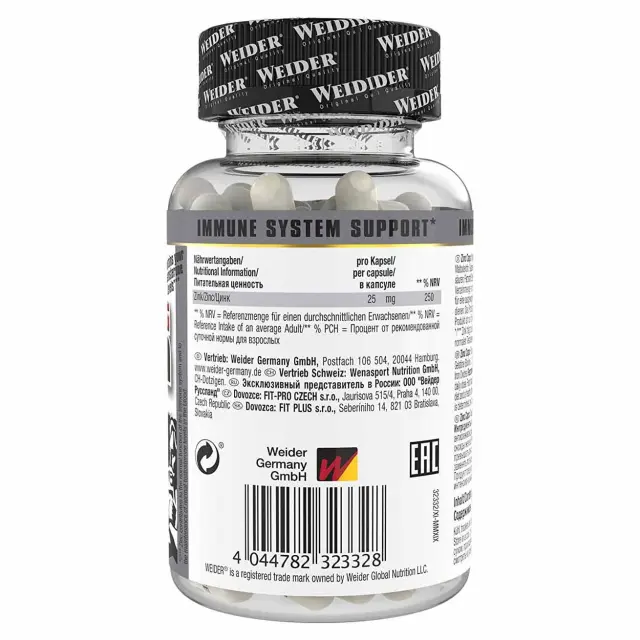 Weider Strong Zinc, 25mg 3