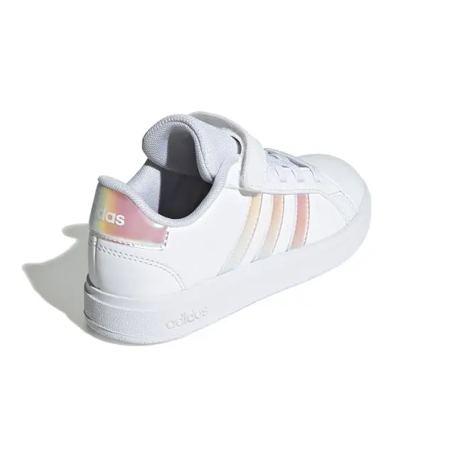 Παιδικά Παπούτσια Adidas Grand Court 2.0 για Κορίτσια Holographic (Μεγέθη 28-35) ΛΕΥΚΟ 3